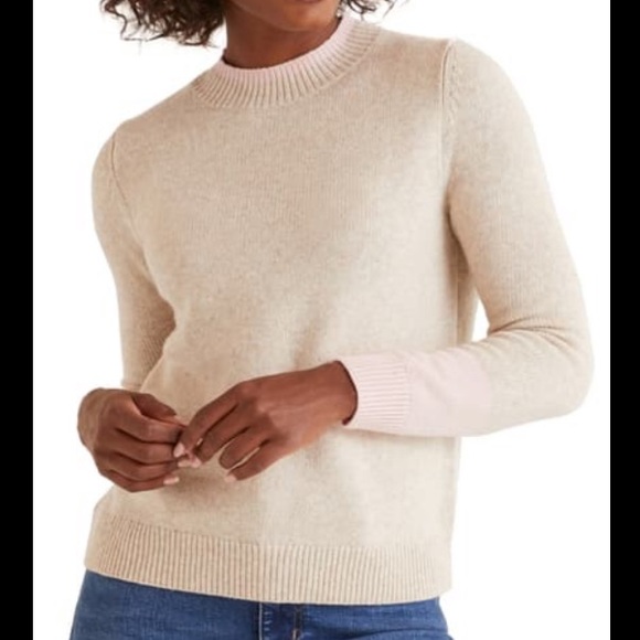 Boden NWT Mock Neck Fife Color Block Sweater XS - Picture 4 of 11